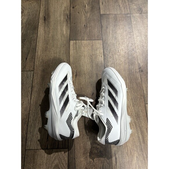Adidas Adizero Impact TPU White Black Baseball Cleats IH4730 RARE Men’s Size 11 - Picture 4 of 8